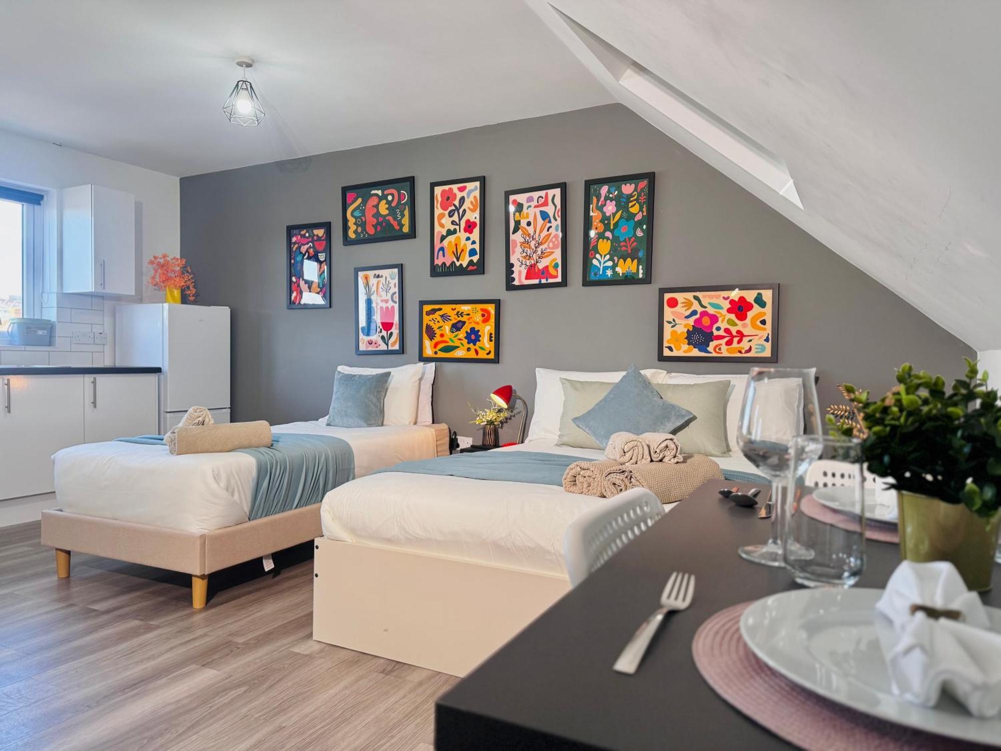 Bright Studio Loft 30Min To Central Londra Dış mekan fotoğraf